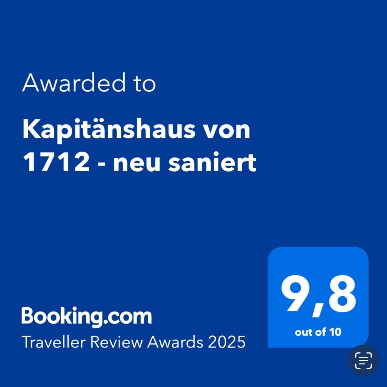 Kapitaenshaus Von 1712 - Neu Saniert Apartment นีบลูม ภายนอก รูปภาพ
